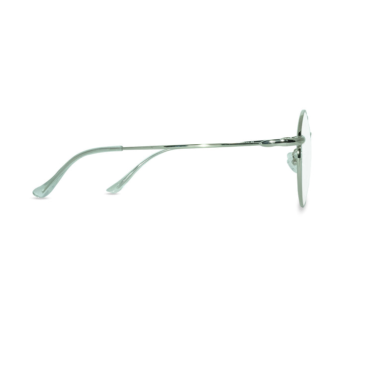 Environmentally friendly glasses in Silver / Blue Light