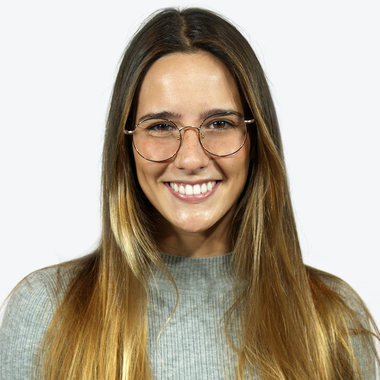 Environmentally friendly glasses in Gold and Black / Blue Light