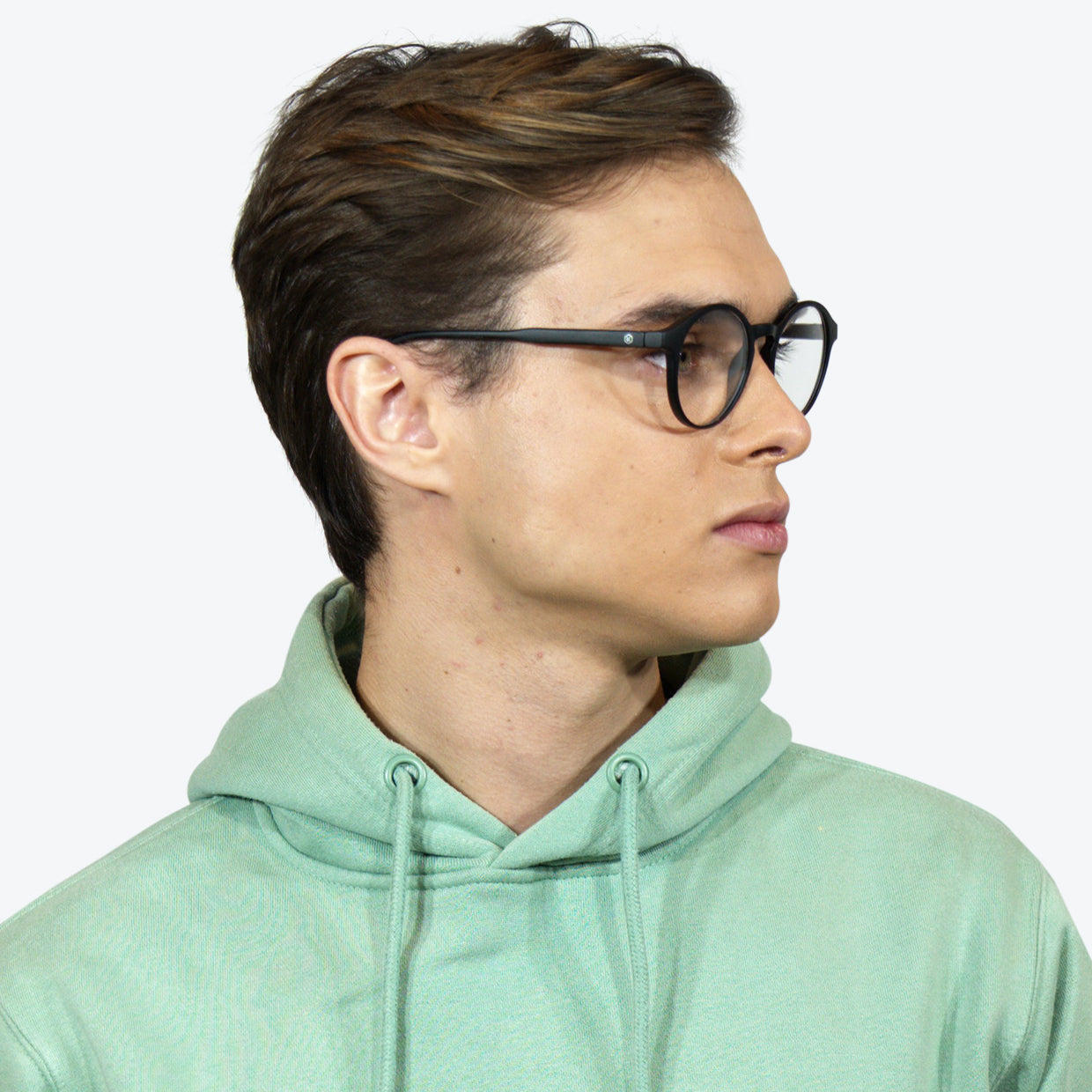 Affordable eco friendly glasses Black / Blue Light