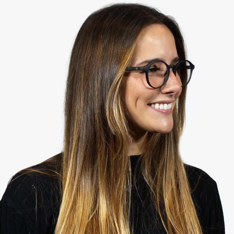 Affordable eco friendly glasses Black / Blue Light