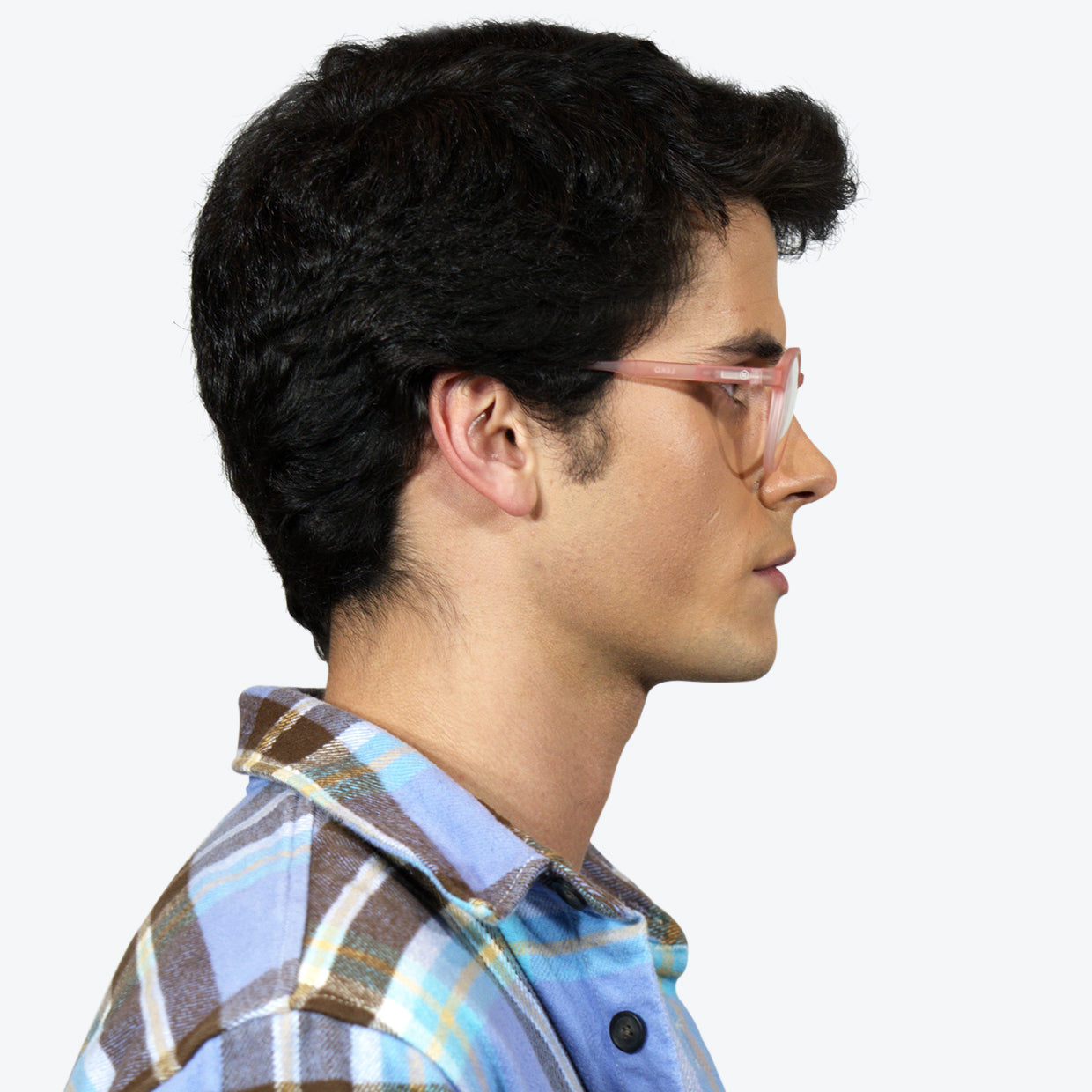 Affordable eco friendly glasses Pink / Blue Light