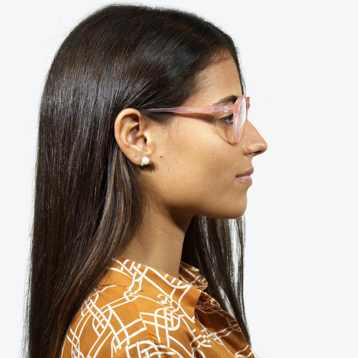 Affordable eco friendly glasses Pink / Blue Light