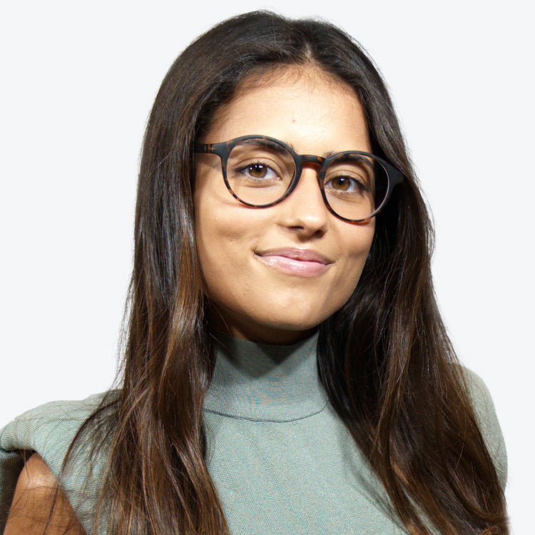 Affordable eco friendly glasses Tortoise / Blue Light