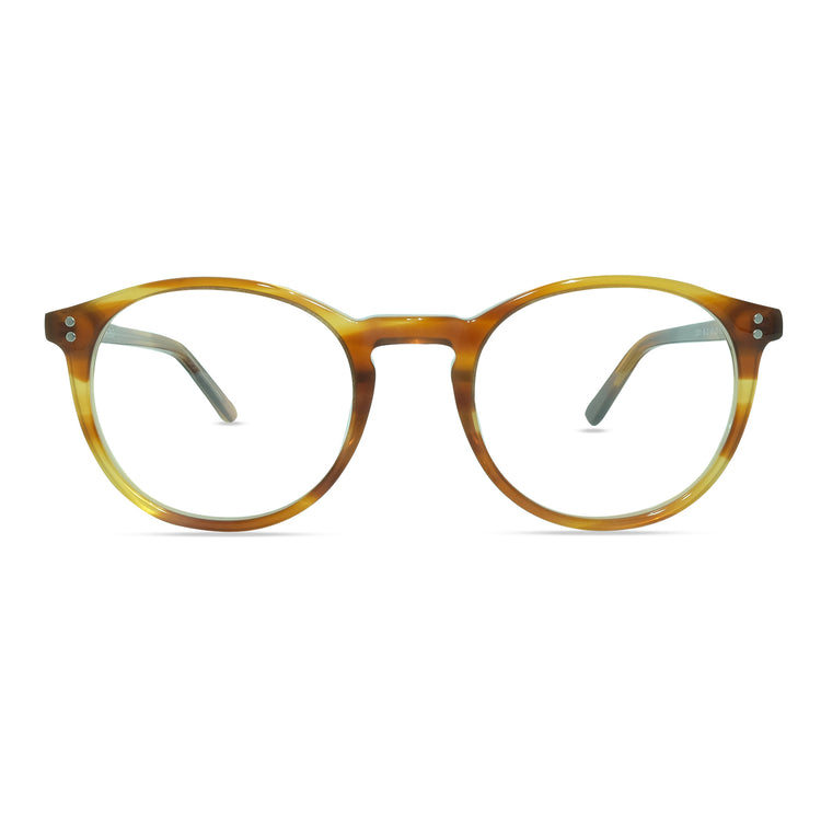 Premium Light Brown Acetate Material / Blue Light