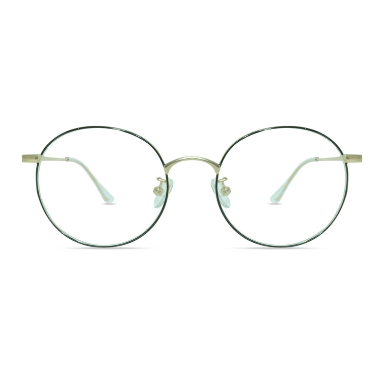 Environmentally friendly glasses in Gold and Black / Blue Light