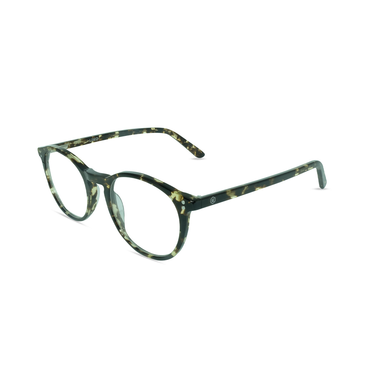 Premium Khaki Tortoise Acetate Material / Blue Light