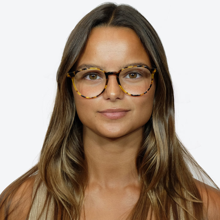 Eco Friendly Glasses in Tortoise / Blue Light