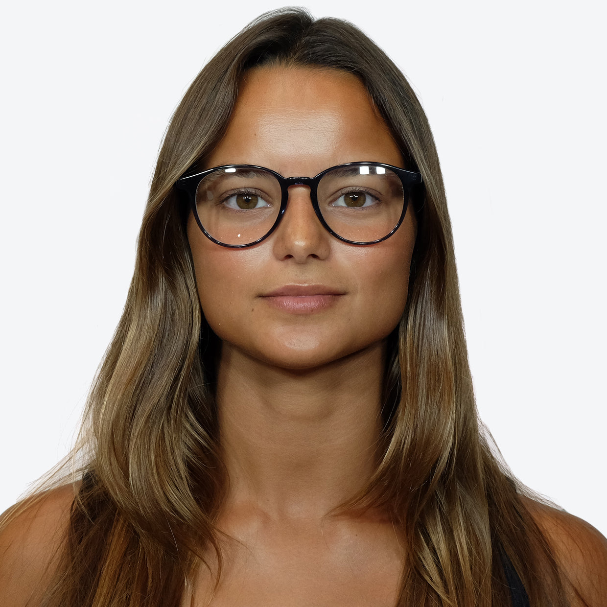 Eco Friendly Glasses in Petrol Blue / Blue Light