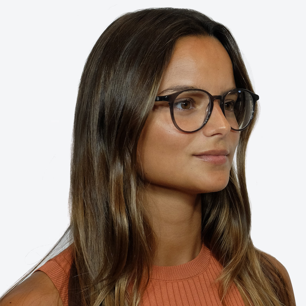 Eco Friendly Glasses in Coal Grey / Blue Light