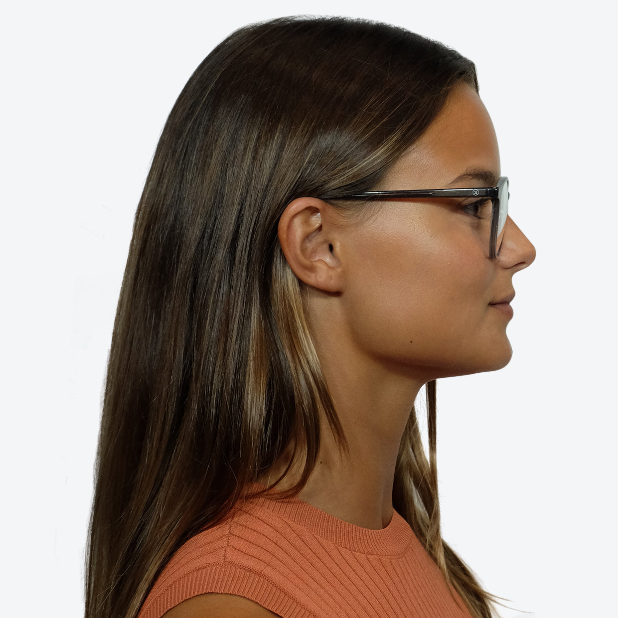 Eco Friendly Glasses in Coal Grey / Blue Light