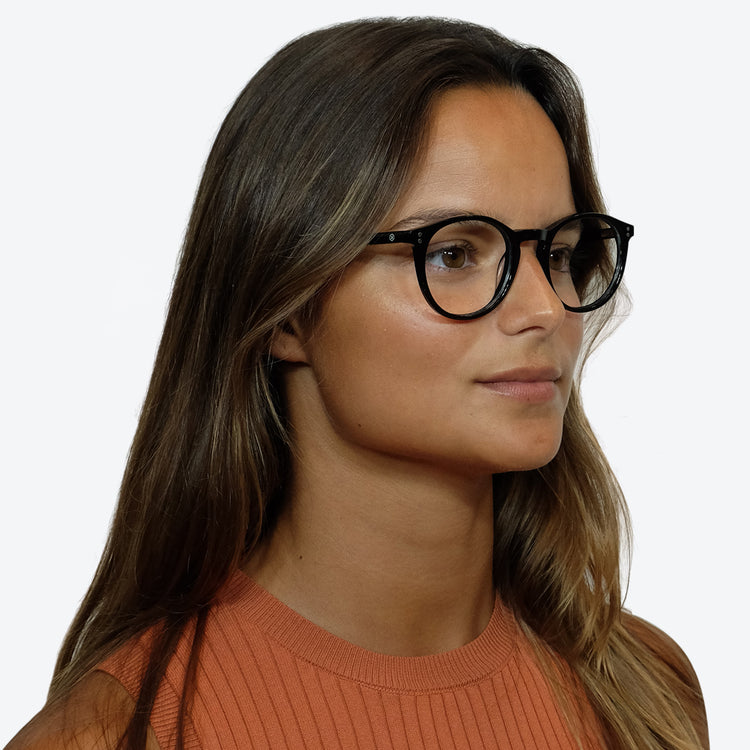 Premium Black Acetate Material / Blue Light