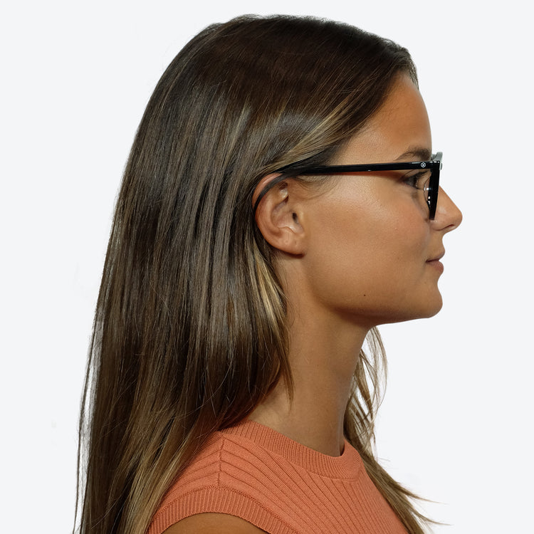 Premium Black Acetate Material / Blue Light