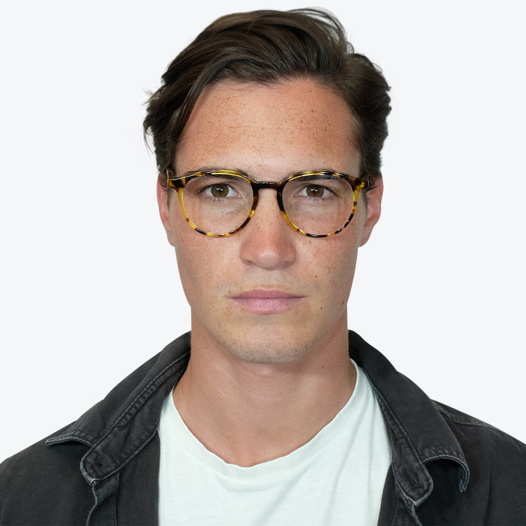 Eco Friendly Glasses in Tortoise / Blue Light