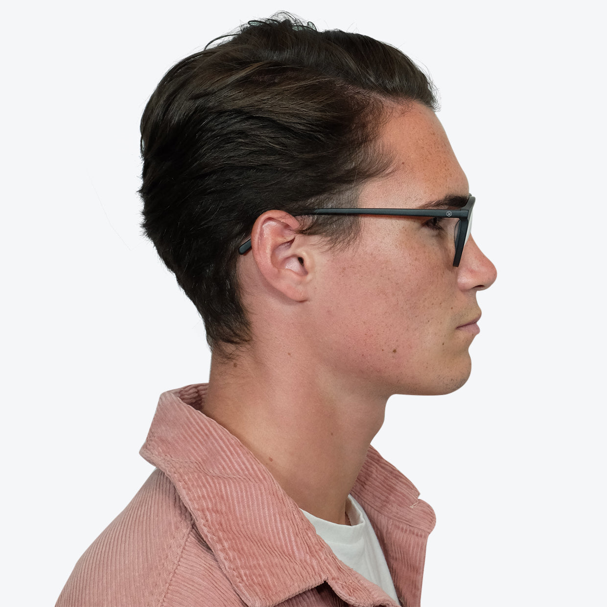 Eco Friendly Glasses in Matte Black / Blue Light