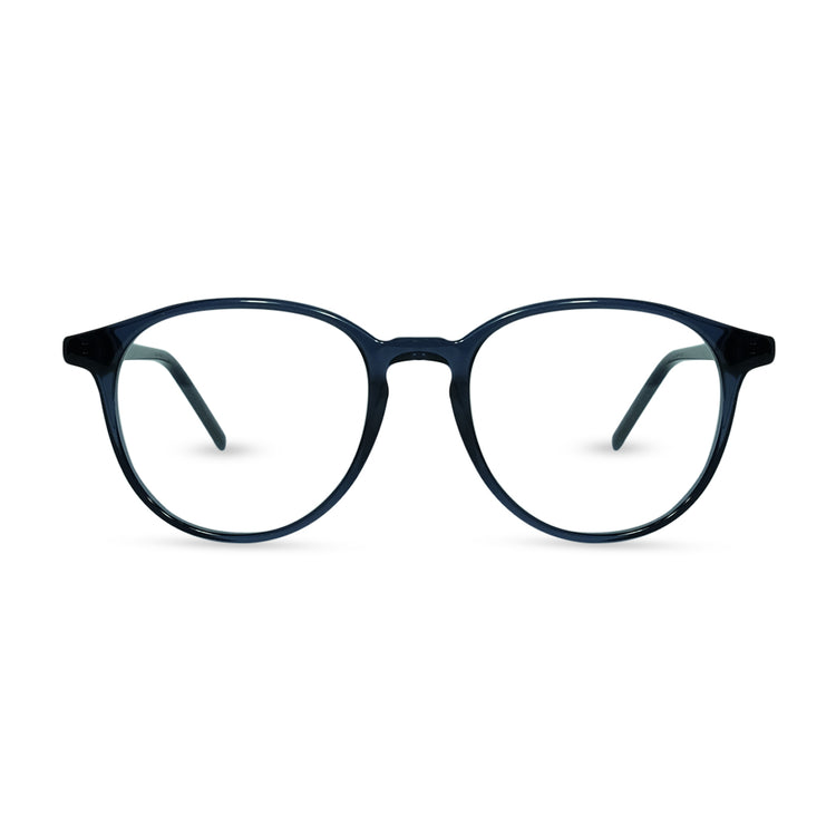 Eco Friendly Glasses in Petrol Blue / Blue Light