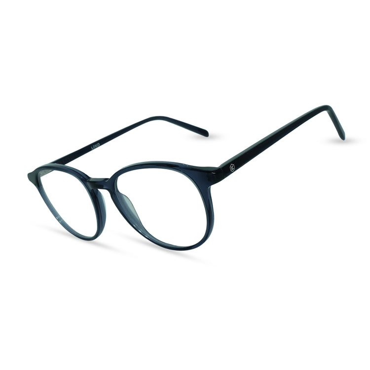 Eco Friendly Glasses in Petrol Blue / Blue Light