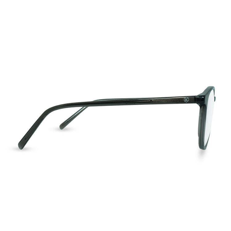 Eco Friendly Glasses in Coal Grey / Blue Light