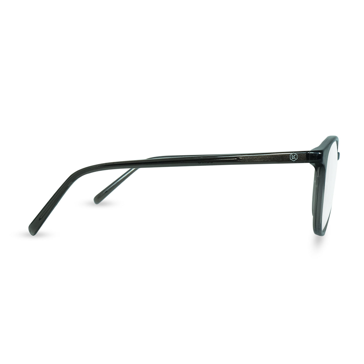 Eco Friendly Glasses in Coal Grey / Blue Light