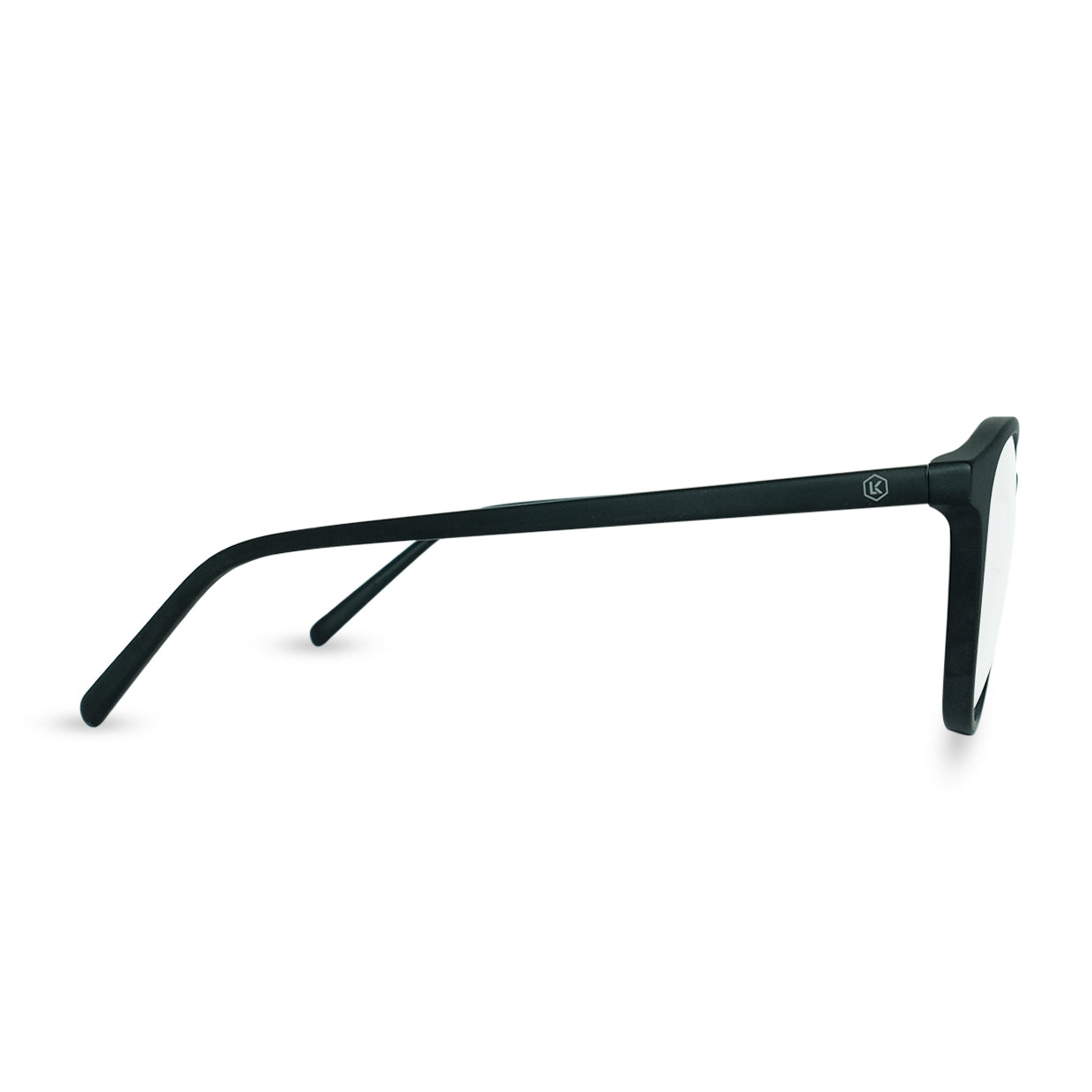 Eco Friendly Glasses in Matte Black / Blue Light