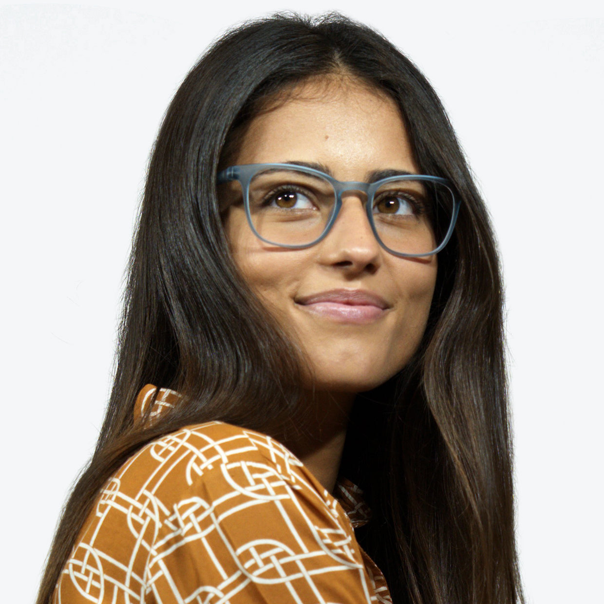 Fashionable Glasses in Blue / Blue Light