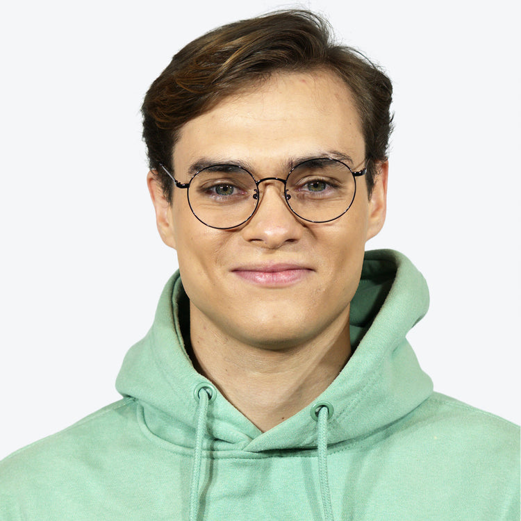 Environmentally friendly glasses in Black / Blue Light