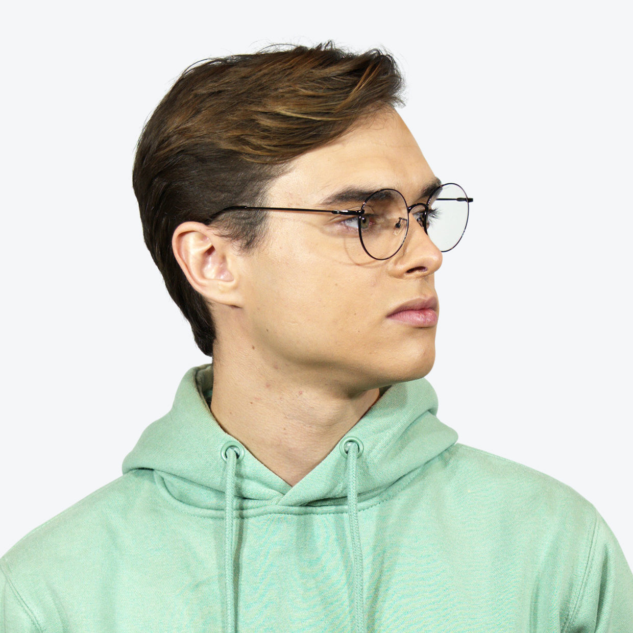 Environmentally friendly glasses in Black / Blue Light