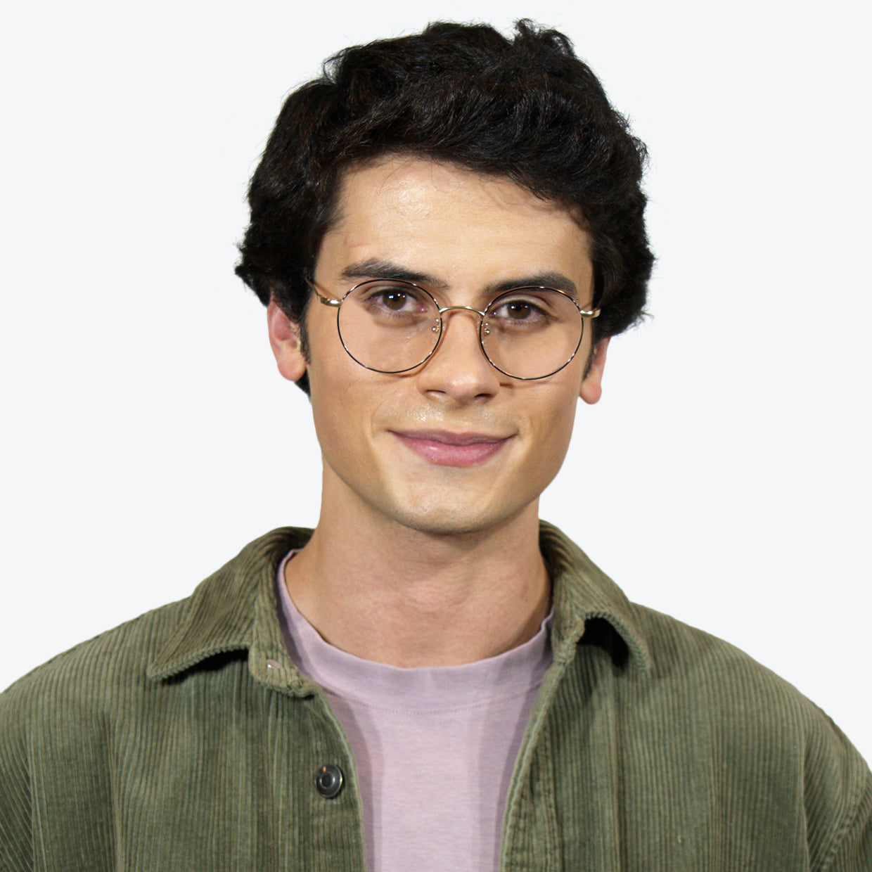 Environmentally friendly glasses in Gold and Black / Blue Light